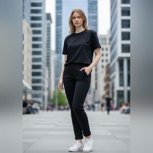 HUE Women's Black Skinny Pants